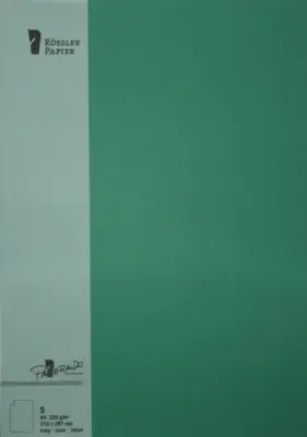 A4 KARTNIČNI PAPIR 5 ENOT HOLLY GREEN