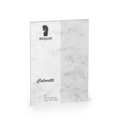 KUVERTA C6 COLORETTI MINISTAR 5 ENOT SIVI MARMOR