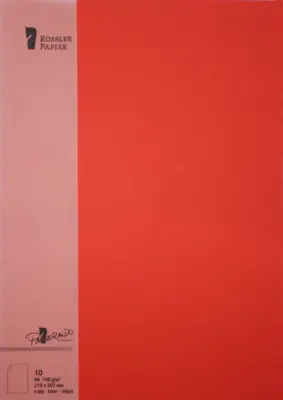 A4 PAPIR FOLIO 10 ENOT PARADIŽNIK RDEČA