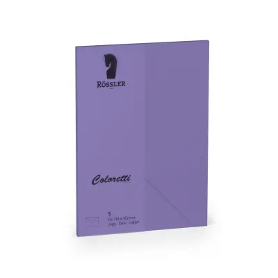 KUVERTA C6 MINISTAR COLORETTI 5 ENOT VIJOLIČNA