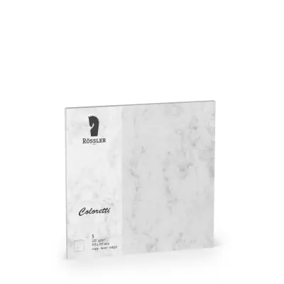 DVOJNA KARTICA 157X157 COLORETTI 5 ENOT SIVI MARMOR