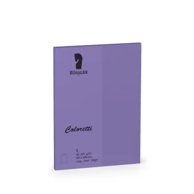 A6 DVOJNA KARTICA COLORETTI 5 EN LILAC