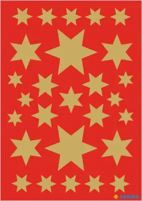 DEKOR NALEPKE GOLDEN STAR