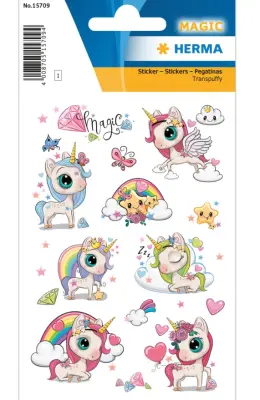 NALEPKE MAGIC ENCHANTED UNICORN TRANSPUFFY
