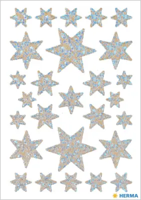 DEKOR NALEPKE ODSEVNE POLIRANE ZVEZDE