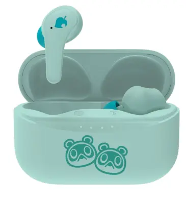 Brezžične slušalke OTL Technologies Animal Crossing AC0875 TWS s polnilnim ohišjem, zelene