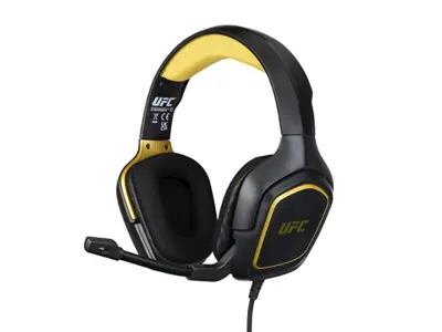 KX UFC Black Gold Gaming slušalke