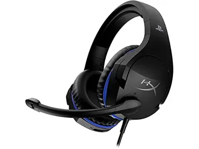 Hyperx Cloud Stinger-Gaming slušalke, uradni PS4, ki je licenciran za PlayStation4, lahke, vrteče se ušesne skodelice, pomnilniška pena, trajnost, jek