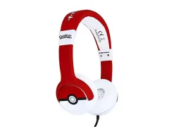 OTL Technologies PK0758 Otroške slušalke - Pokémon Pokéball žične slušalke za starost 3-7 let