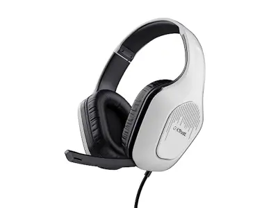 TRUST Gaming Gxt 415PS Zirox Lahke žične igralne slušalke za PlayStation 5 konzole s 50mm gonilniki, 3,5mm priključek, 1,2m kabel, zložen mikrofon - b