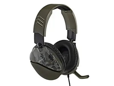 Turtle Beach Recon 70 Camo Green Gaming slušalke za Xbox Series X | S, Xbox One, PS5, PS4, Nintendo Switch & PC