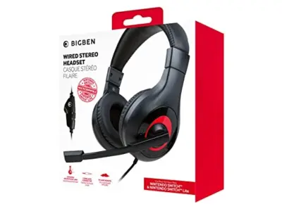 Stereo igralne slušalke v1 [črna] za stikalo