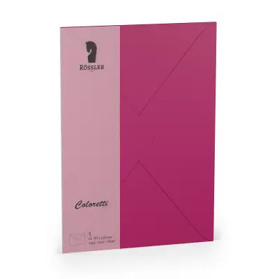 KUVERTA C5 COLORETTI 5 ENOT MAGENTA