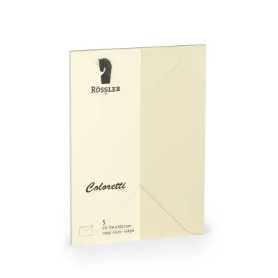 KUVERTA C6 MINISTAR COLORETTI 5 ENOT KREM