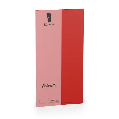 COLORETTI AMERICAN DL KUVERTA 5 ENOT RDEČA