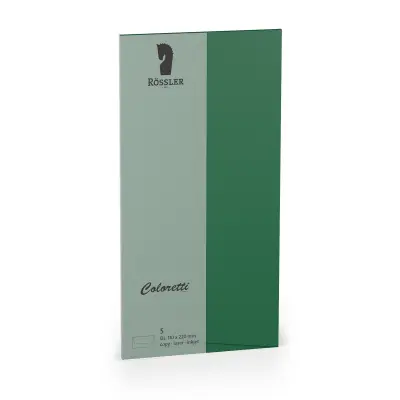 KUVERTA DL AMERICANO COLORETTI 5 ENOT TEMNO ZELENA