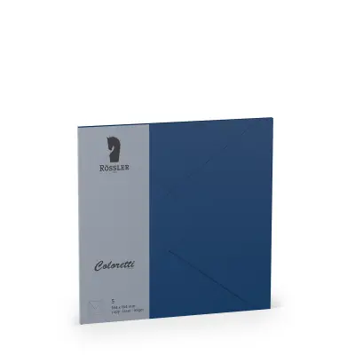 COLORETTI VELIKA KVADRATNA KUVERTA 5 ENOT MODRE KAVBOJKE