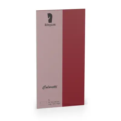 KUVERTA DL AMERICANO COLORETTI 5 ENOT BORDO