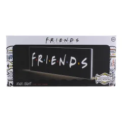 Lučka z logotipom Paladone Friends - TV-oddaja Friends z uradno licenco - dekoracija na USB ali baterije, črno-bela