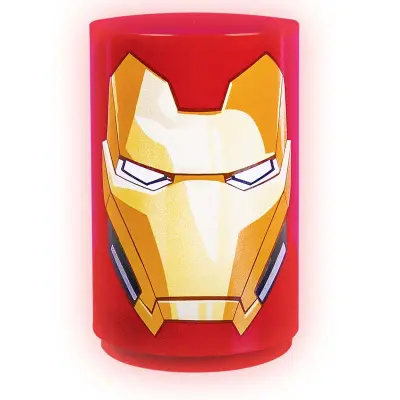 Paladone Iron Man Design Cilindrična svetilka, večbarvna
