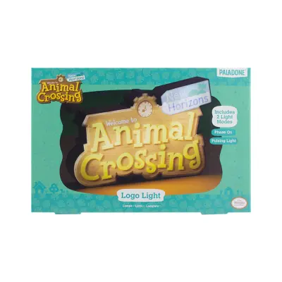 Paladone PP8377NN Animal Crossing Logo svetilka z dvema svetlobnima načinoma