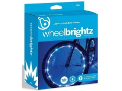 Wheelbrightz LED luči za kolesa – svetla, barvita luč za kolesa – ustreza sprednji ali zadnji pnevmatiki – zračnica, odporna na vremenske vplive z baterijo – za vse starosti