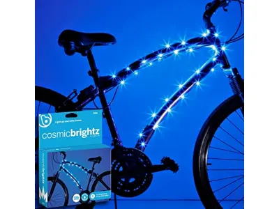 Modra lahka LED varnostna luč za kolo Cosmic Brightz