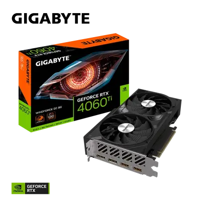 Grafična kartica GIGABYTE GeForce RTX 4060 Ti WINDFORCE OC 8G, 8GB GDDR6, PCI-E 4.0