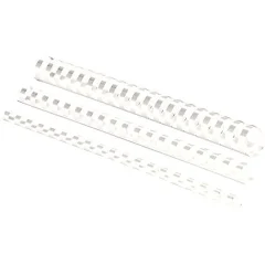 Fellowes plastične špirale 14 mm, bela (za 81-100 listov), 100 kosov