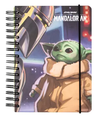 A5 ZVEZEK S ČRTANIMI platnicami STAR WARS THE MANDALOREAN 2