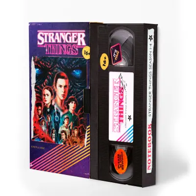 CUADERNO PREMIUM A5 STRANGER THINGS VHS