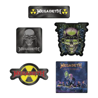 KOMPLET 5 NAŠITKOV MEGADETH