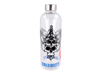Stor Call of Duty 1050 ml steklenica za vodo iz borosilikatnega stekla za večkratno uporabo z nepredušnim pokrovčkom