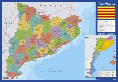ŠOLSKI VADE ZEMLJEVID KATALONIJE