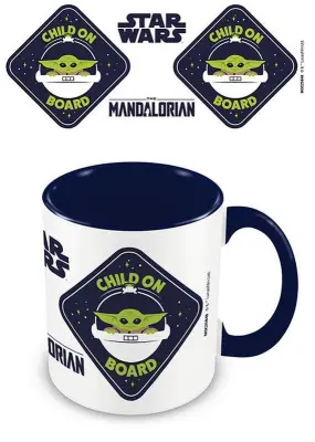STAR WARS THE MANDALORIAN THE CHILD ON BOARD skodelica