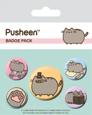 KOMPLET ZNAČK PUSHEEN FANTY