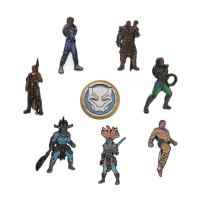 SET ZNAK MARVEL BLACK PANTHER WAKANDA FOREVER CHARACTERS