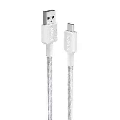 ANKER 322 USB-A to USB-C pleten kabel 1,8m bel