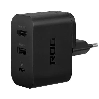 ASUS ROG 65W Charger Dock AC65-03 Charger Dock/BK // ZDA+EU+UK/Type C-90XB08FN-BPW000
