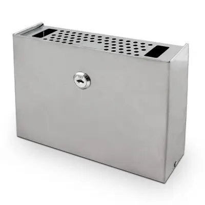 Inox poliran stenski pepelnik 200mm