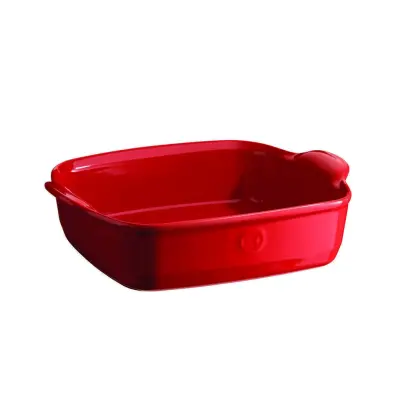 Keramični pekač 28x23xh7,5cm / 2l / rdeč / keramika