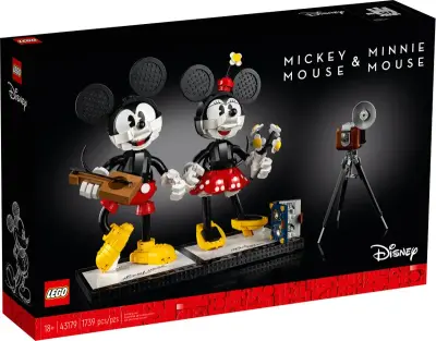 LEGO Disney 43179 Sestavljiva lika Mickey in Minnie