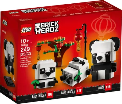 LEGO BrickHeadz 40466 Kitajske novoletne pande