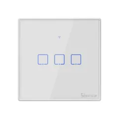 SONOFF pametno stensko stikalo Wi-Fi + RF433 trojno T2EU3C-TX