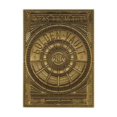 FANATTIK Kovinski ključi kartic Dungeons & Dragons iz omejene izdaje Golden Vault