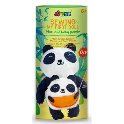 Šivanje moje prve lutke - Panda D1