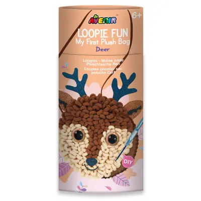 Loopie fun moja prva plišasta torba - Jelenček