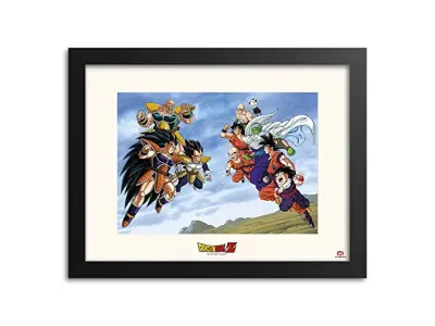 Dragon Ball Z Battle of Saiyans - Uokvirjen umetniški tisk