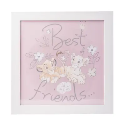 TISK ENMARCADO 30X30 CM DISNEY EL REY LEON