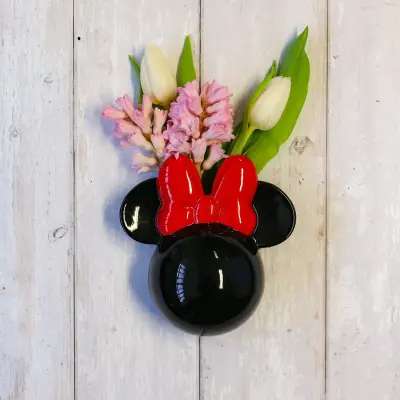Disney Classic - Zbirateljske - Vaze - Stenska vaza v obliki Disneyja - Minnie